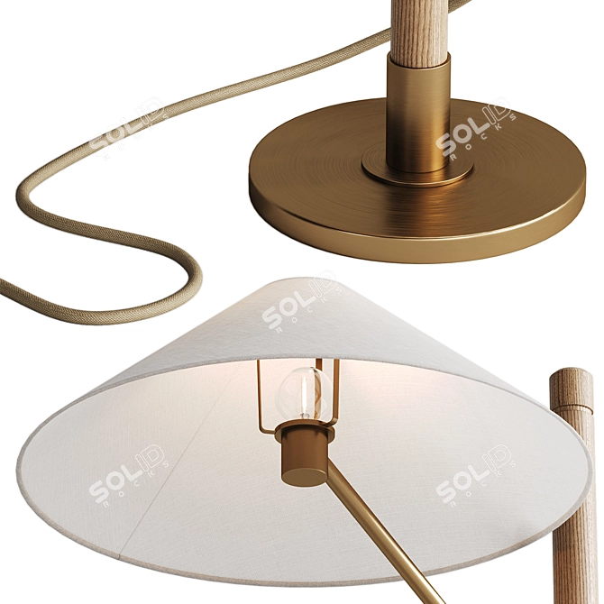 Elegant Devon Table Lamp Offer 3D model image 4