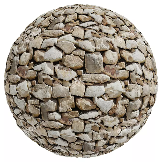  Natural Stone Texture Set | 4K 3D model image 4