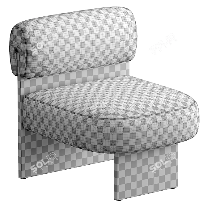 Cosmo Renne Chair: Versatile Style 3D model image 6