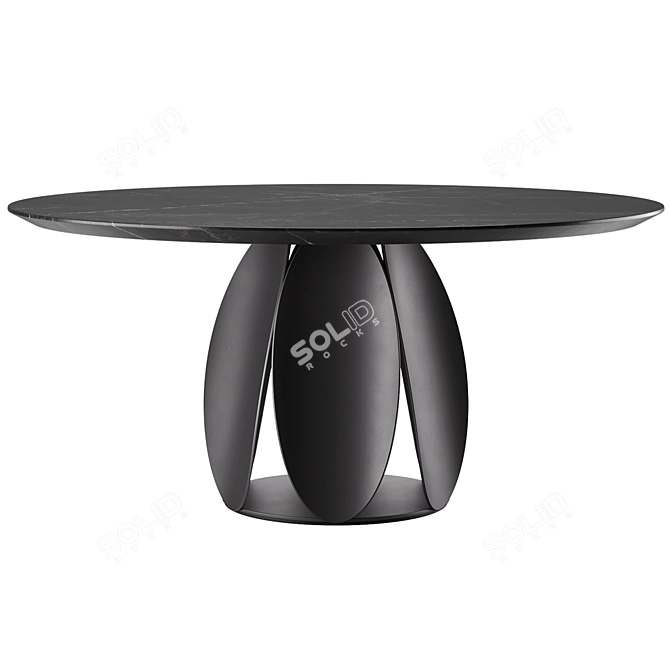 Elegant TULIPANO Dining Table 3D model image 5