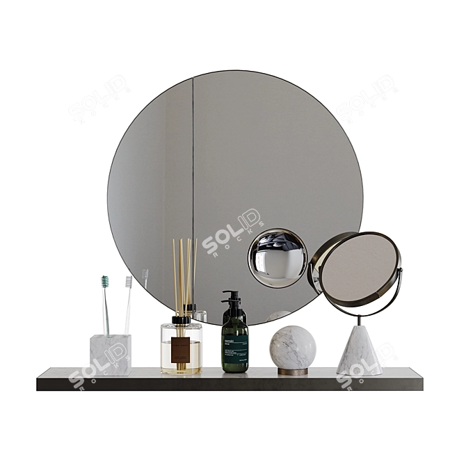 Salvatori Bathroom Decor Set 3D model image 2