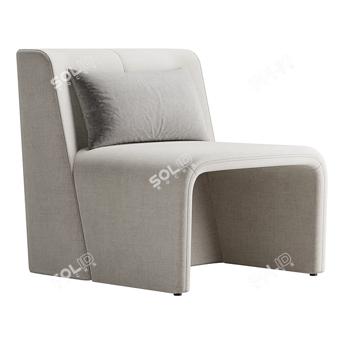 Luxurious Legacy Armchair: Timeless Elegance 3D model image 1