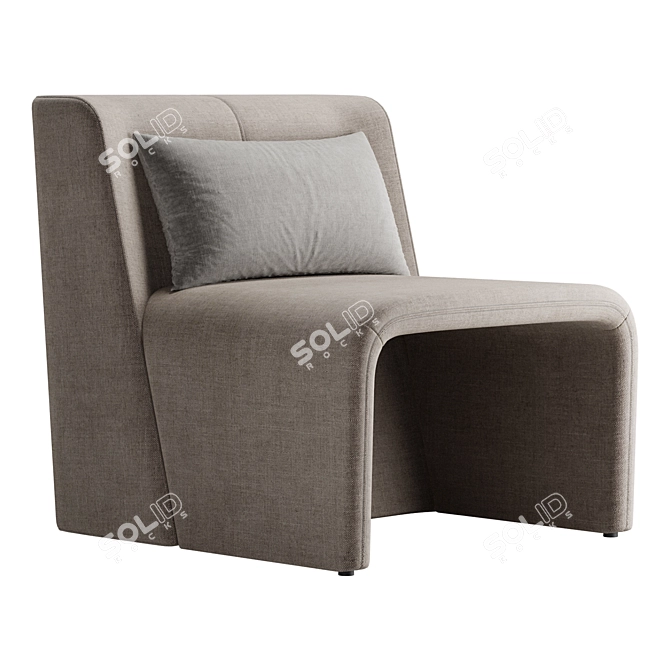 Luxurious Legacy Armchair: Timeless Elegance 3D model image 2