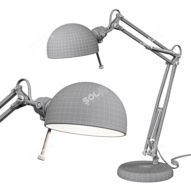 IKEA FORSA Work Lamp 3D model image 7