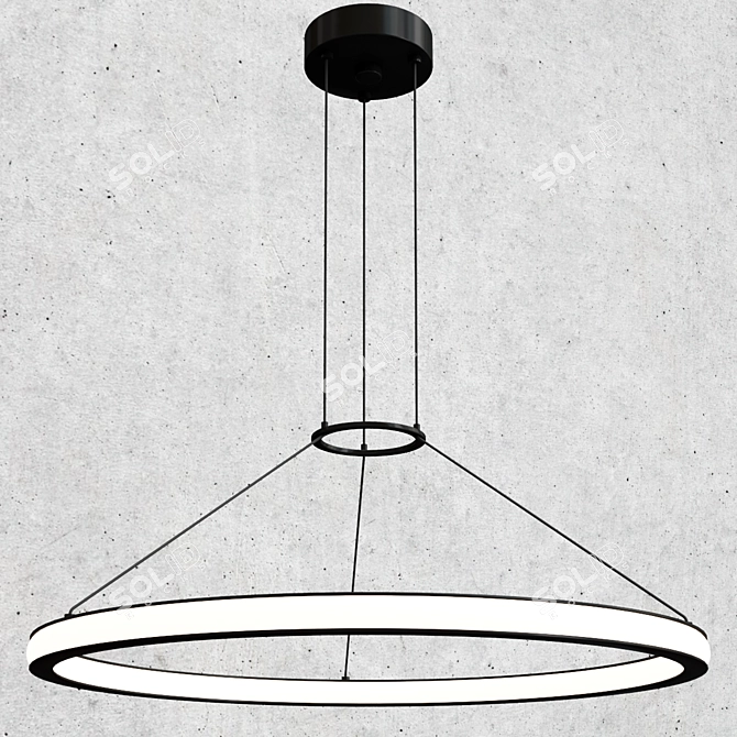 LUNA LED Pendant in Various Sizes 3D model image 2