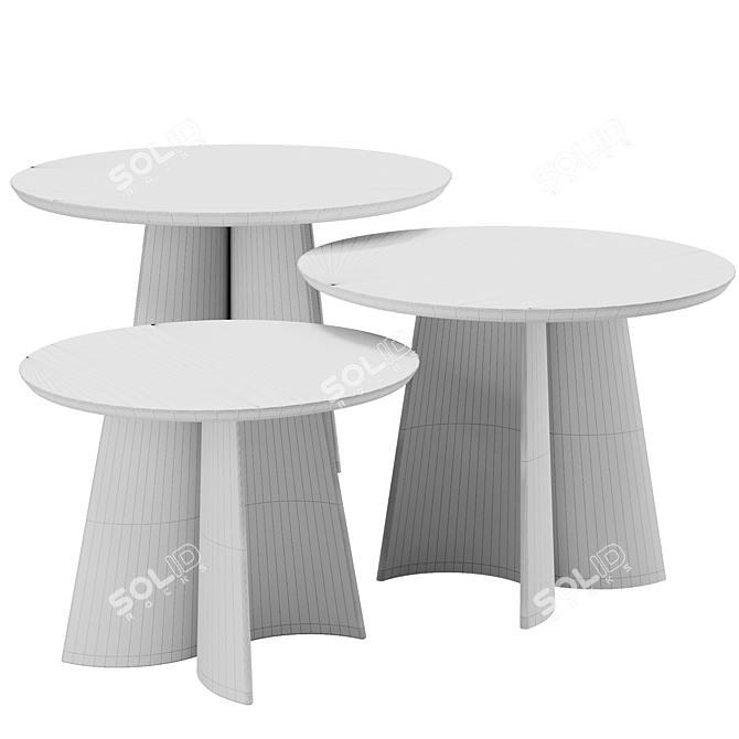 Modern Ginger Coffee Table 2016 3D model image 7