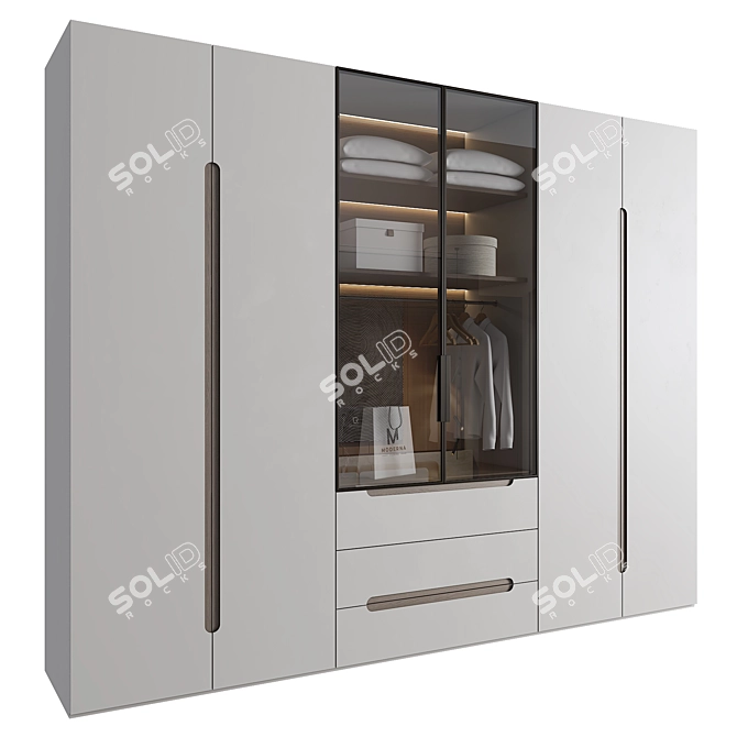 Modular Furniture Set 3D Model 3D model image 2