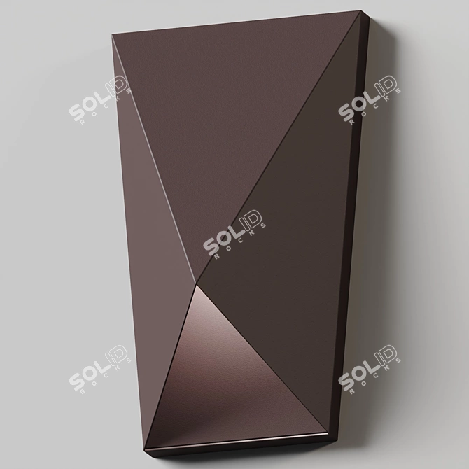 Modern LED Outdoor Wall Light 3D model image 4