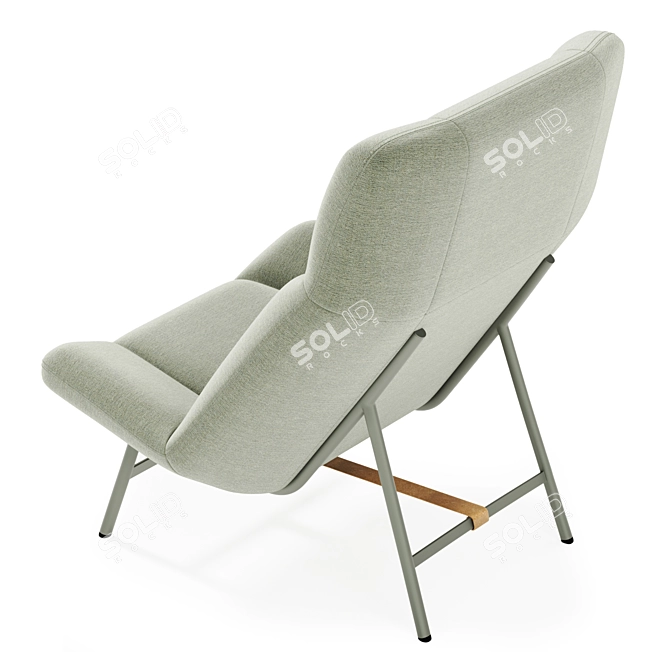 Elegant Modern Artifort Armchair 3D model image 3