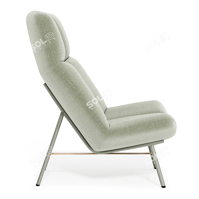 Elegant Modern Artifort Armchair 3D model image 5