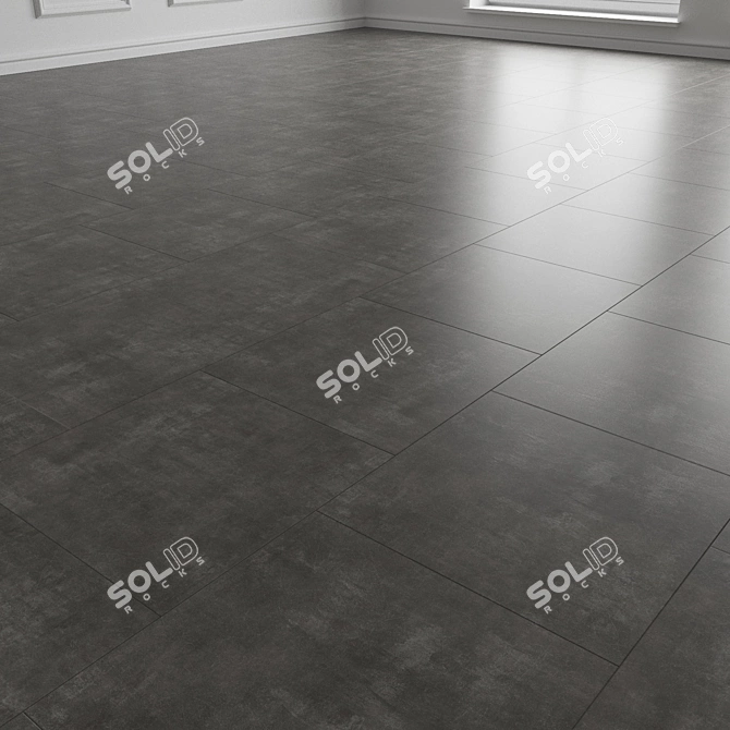 3D Floor Tile Design Texture 3D model image 3