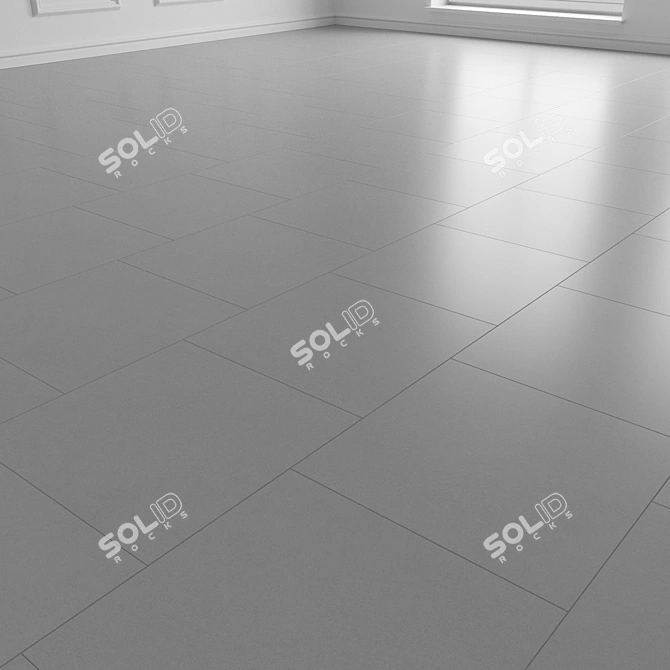 Urban Street Medium Porcelain Tile 3D model image 3