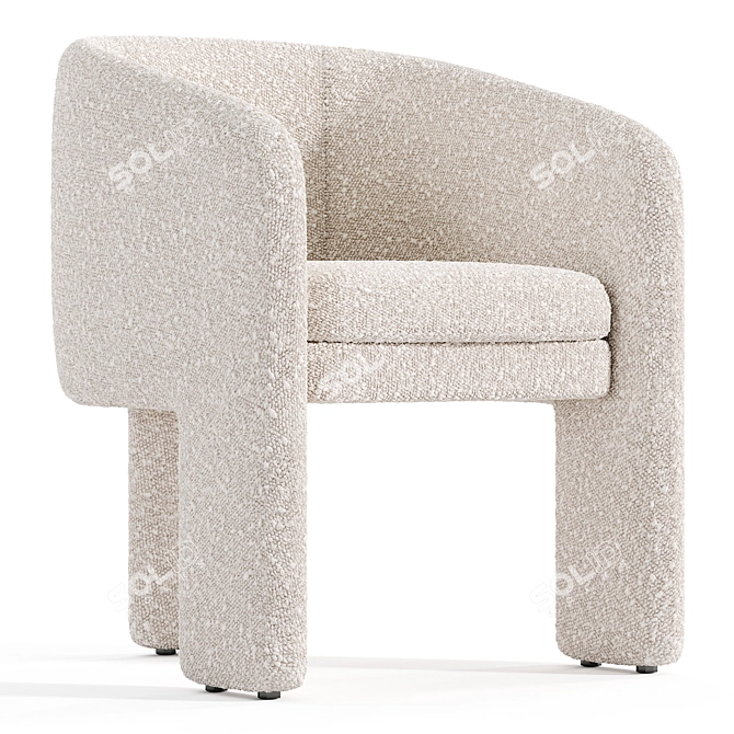 Elegant Florin Chair - 2015 3D model image 3