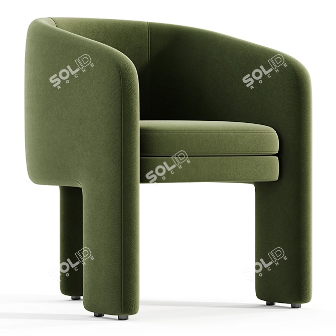 Elegant Florin Chair - 2015 3D model image 4