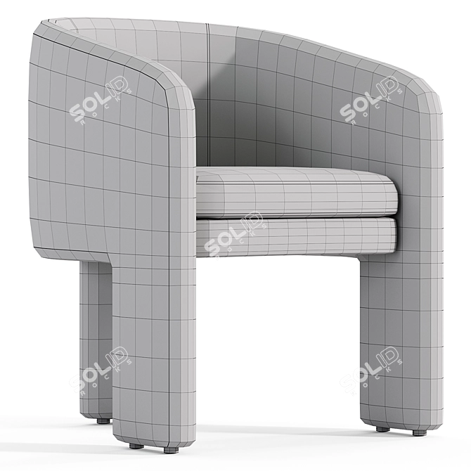 Elegant Florin Chair - 2015 3D model image 7