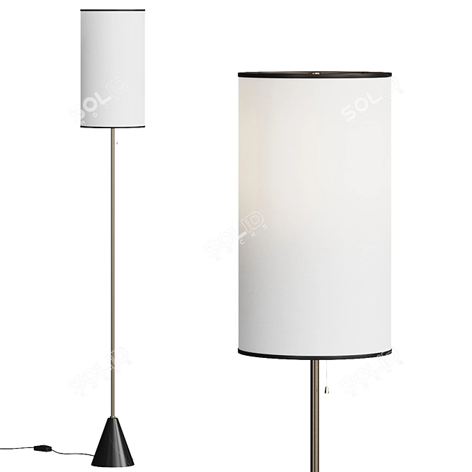  Elegant Sophonie Floor Lamp 3D model image 1