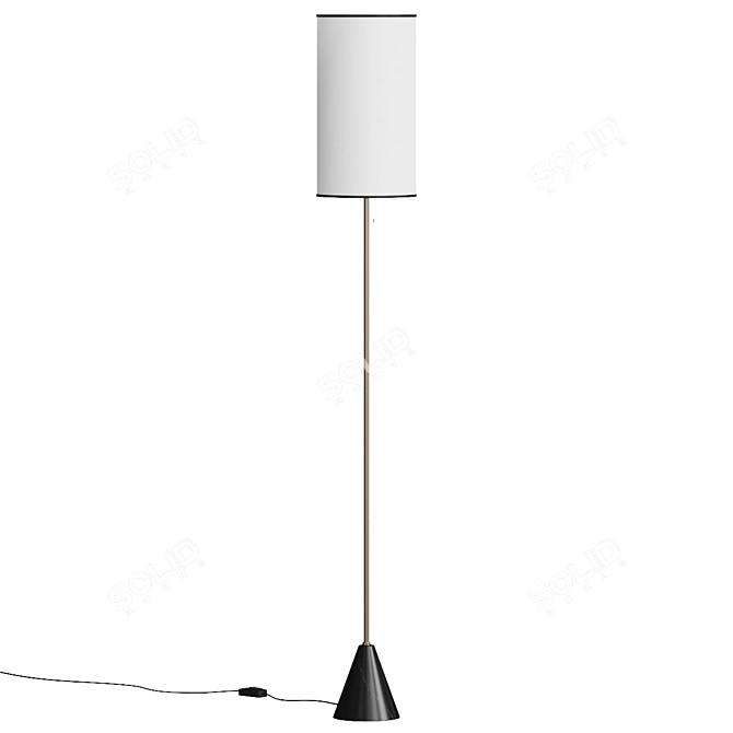  Elegant Sophonie Floor Lamp 3D model image 2