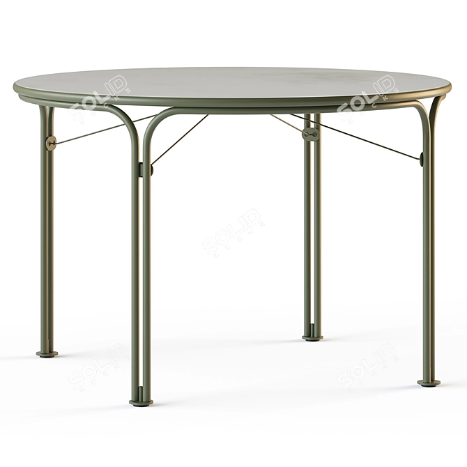 Modern Thorvald Dining Table Ensemble 3D model image 1