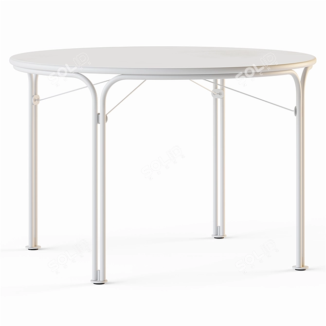 Modern Thorvald Dining Table Ensemble 3D model image 2