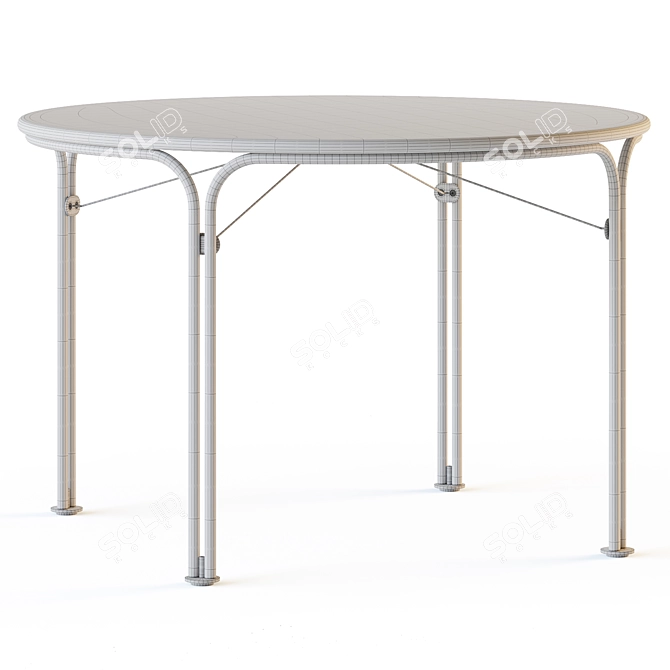 Modern Thorvald Dining Table Ensemble 3D model image 4