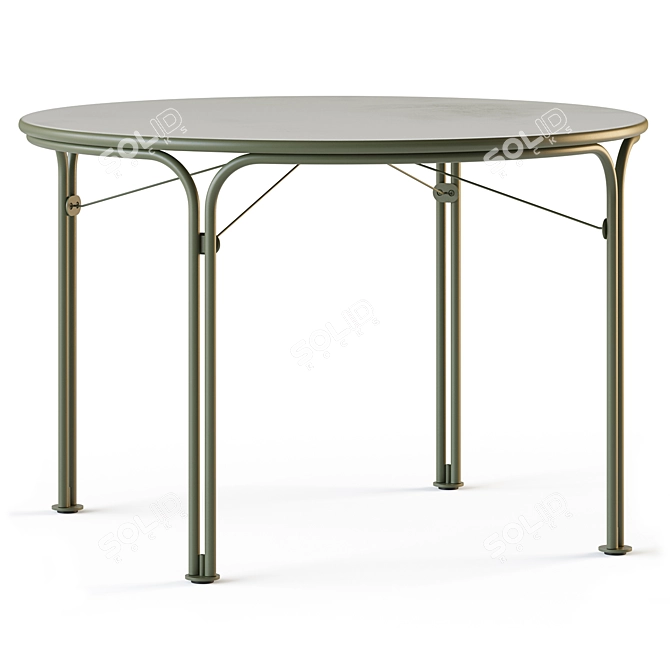 Modern Thorvald Dining Table Ensemble 3D model image 5