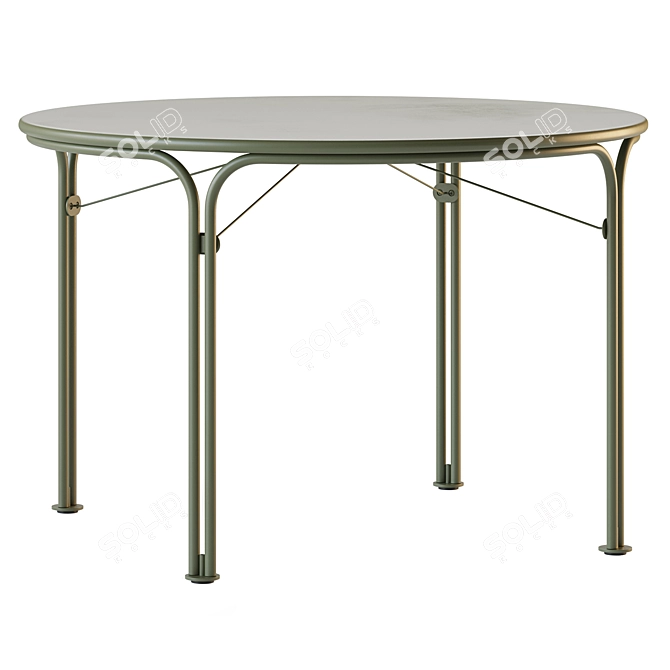 Modern Thorvald Dining Table Ensemble 3D model image 10