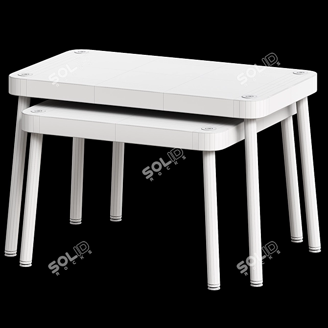  Scandinavian Style Coffee Tables 3D model image 6