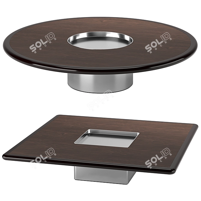 Elegant Helene Coffee Table 3D model image 1