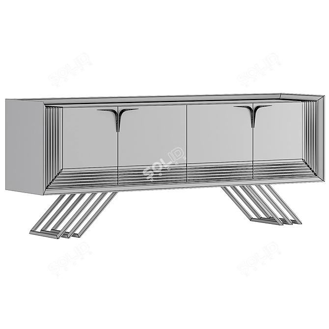 Betsey Console Ekru Turkey Furniture 3D model image 5