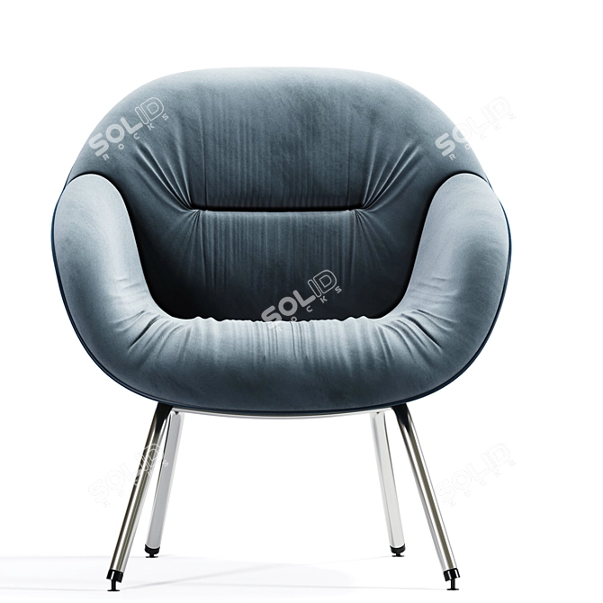 Comfort Lounge Chair 3D Model 3D model image 3