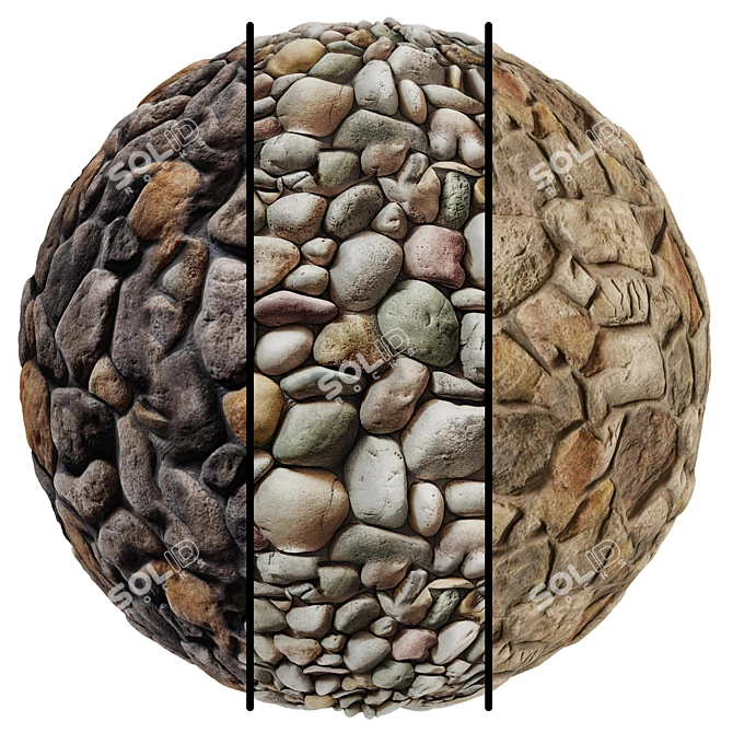 Stone Cover Texture Set | 4k 3D model image 1