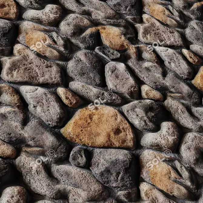 Stone Cover Texture Set | 4k 3D model image 3