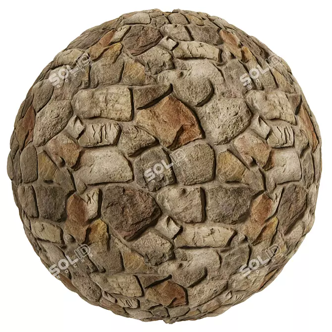 Stone Cover Texture Set | 4k 3D model image 4