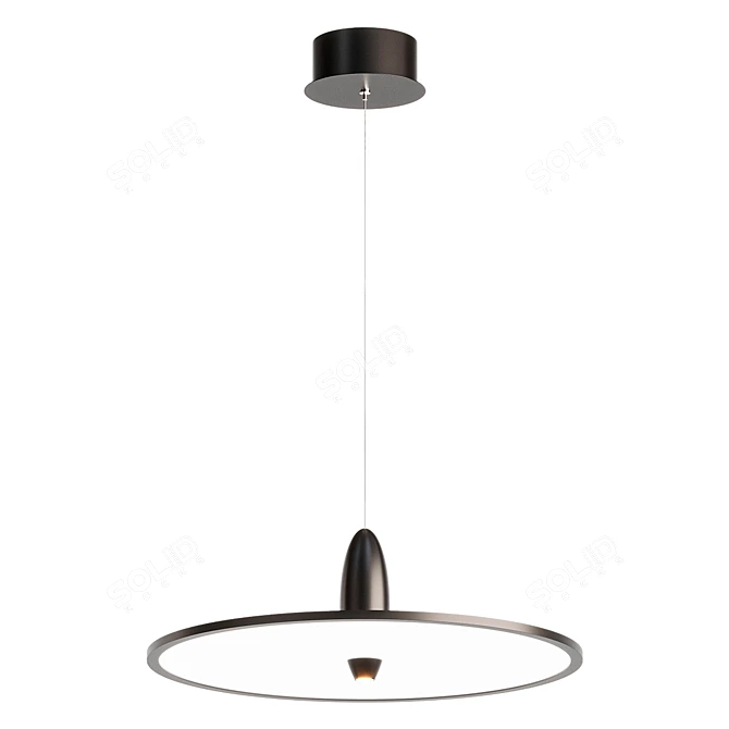 Sleek Pendant Light Fixture "GISLE 3D model image 1