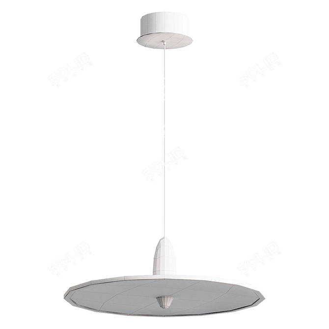 Sleek Pendant Light Fixture "GISLE 3D model image 2