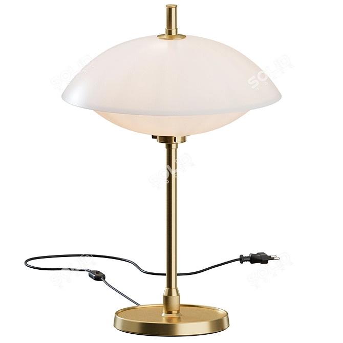  Modern CLAM Table Lamp Fritz Hansen 3D model image 1