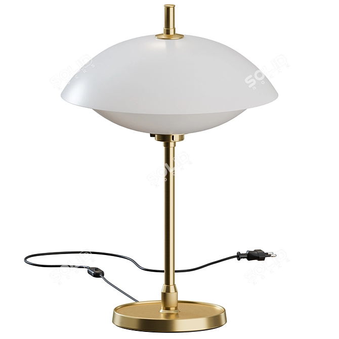  Modern CLAM Table Lamp Fritz Hansen 3D model image 2