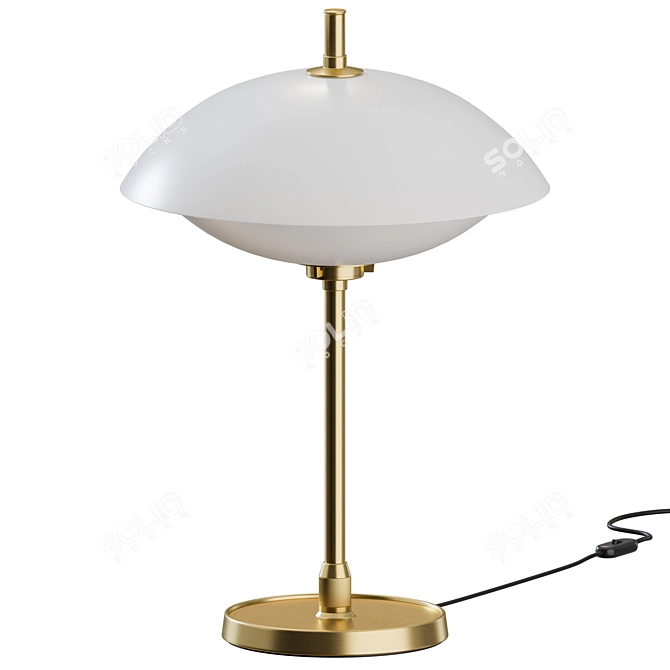  Modern CLAM Table Lamp Fritz Hansen 3D model image 6