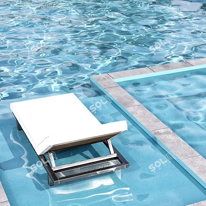 Swimming Pool Model - VRAY & CORONA 3D model image 6