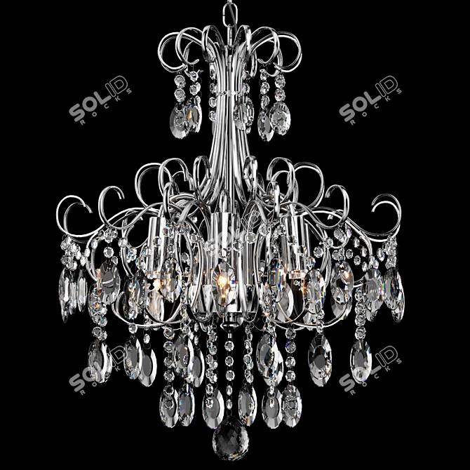 ST Luce Orecchini Ceiling Chandelier 3D model image 3