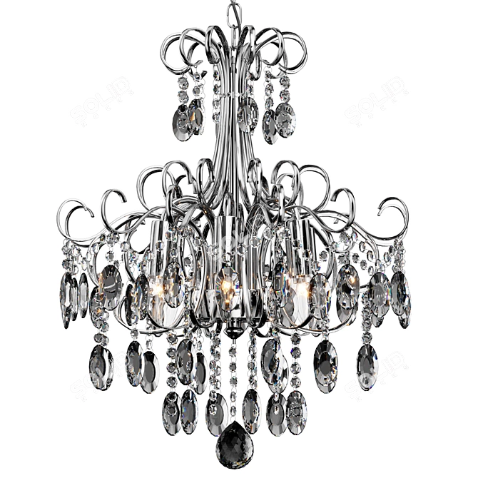 ST Luce Orecchini Ceiling Chandelier 3D model image 4