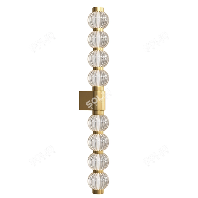 Elegant Amulet Wall Lamp 3D model image 5