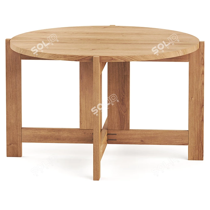 Collector Dining Set: Fondes Chair & Table 3D model image 4