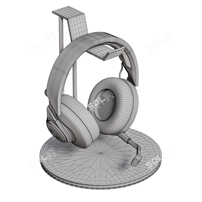 Advanced Millimeter Headphones exact replica 3D model image 5