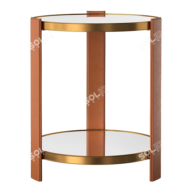 Ralph Lauren Dalton Side Tables 3D model image 3