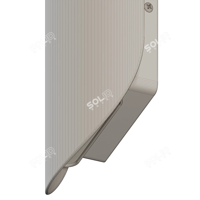 Outdoor LED Wall Light with Blurred Effect 3D model image 6