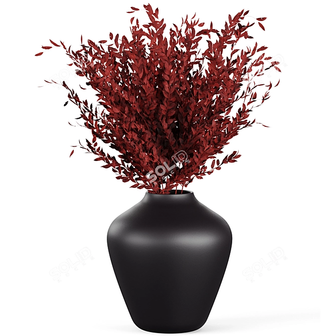 Rustic Charm Dry Bouquet Set 3D model image 2