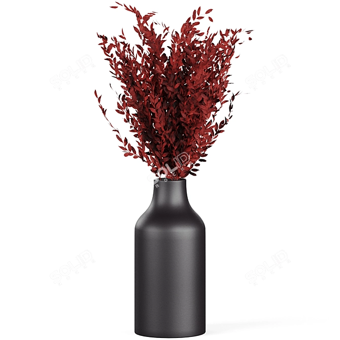 Rustic Charm Dry Bouquet Set 3D model image 3