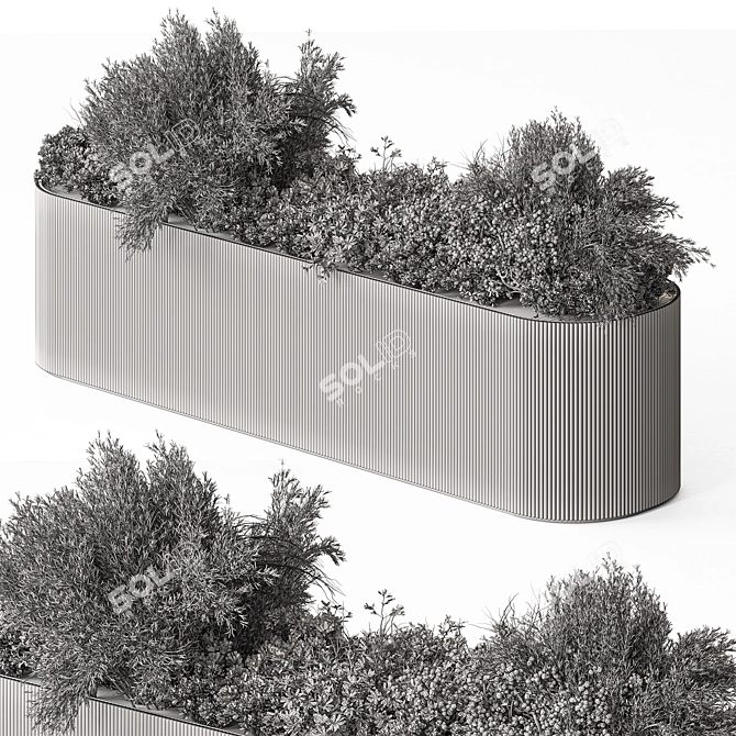 Greenery Delight - Plant Box 3D model image 4