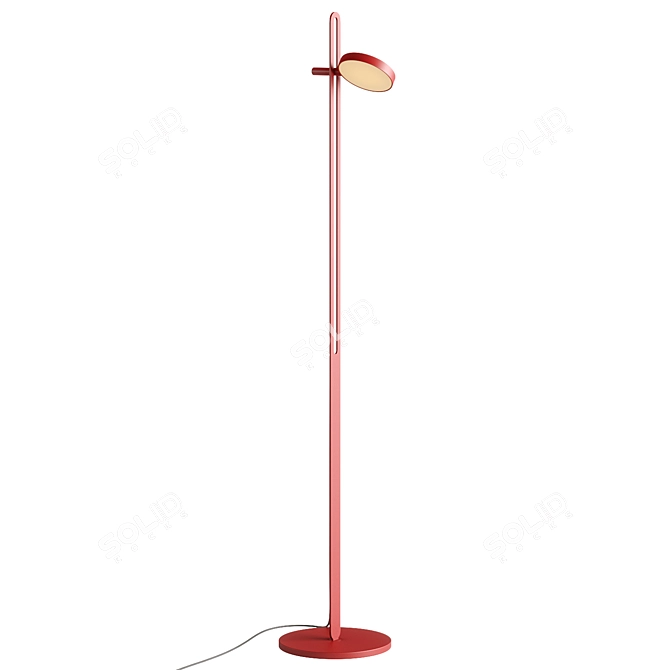 Echo Floor Lamp in Ultramarine 3D model image 4